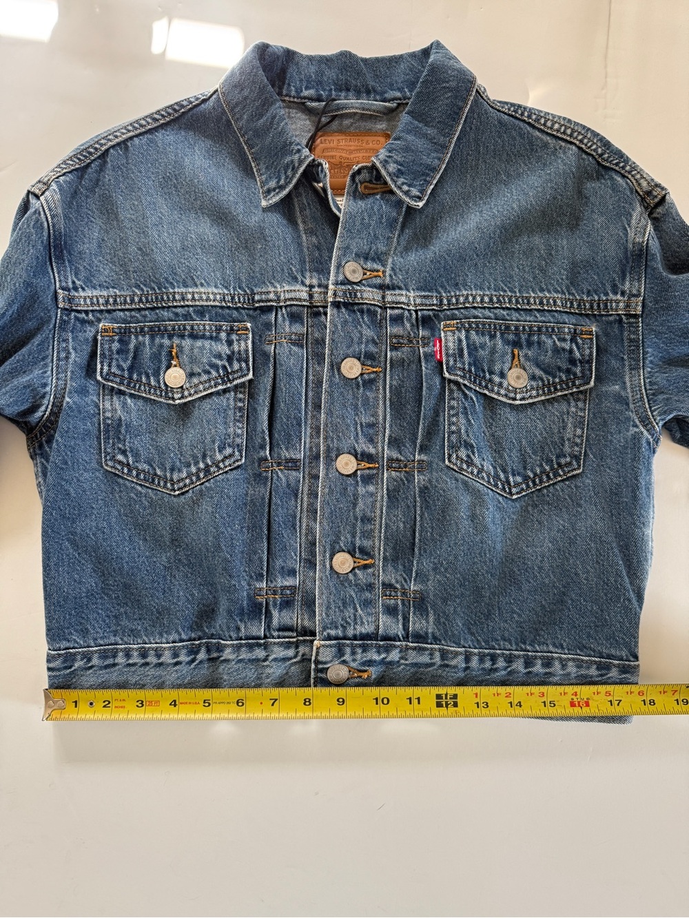 Levi’s woman’s trucker jacket XS - Picture 12 of 14